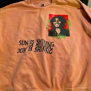 Zion Brand, Size: Large, Color: Orange,Black, and red.